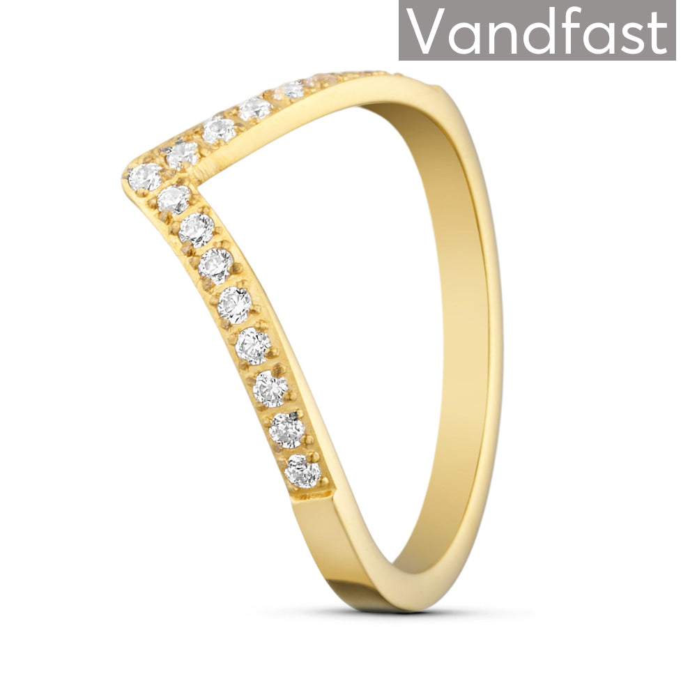 ANNEBRAUNER Arrow Ring 18K Guldbelagt - 48