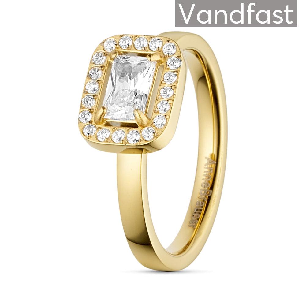 ANNEBRAUNER Château Ring 18K Guldbelagt - 48