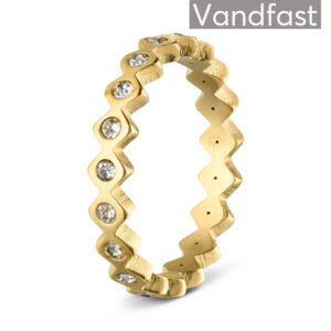 ANNEBRAUNER Crown Ring 18K Guldbelagt - 47