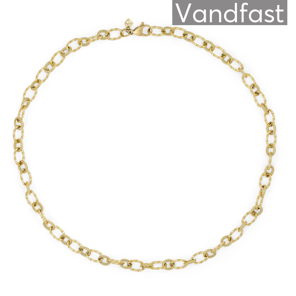 ANNEBRAUNER Curly Halskæde 18K Guldbelagt