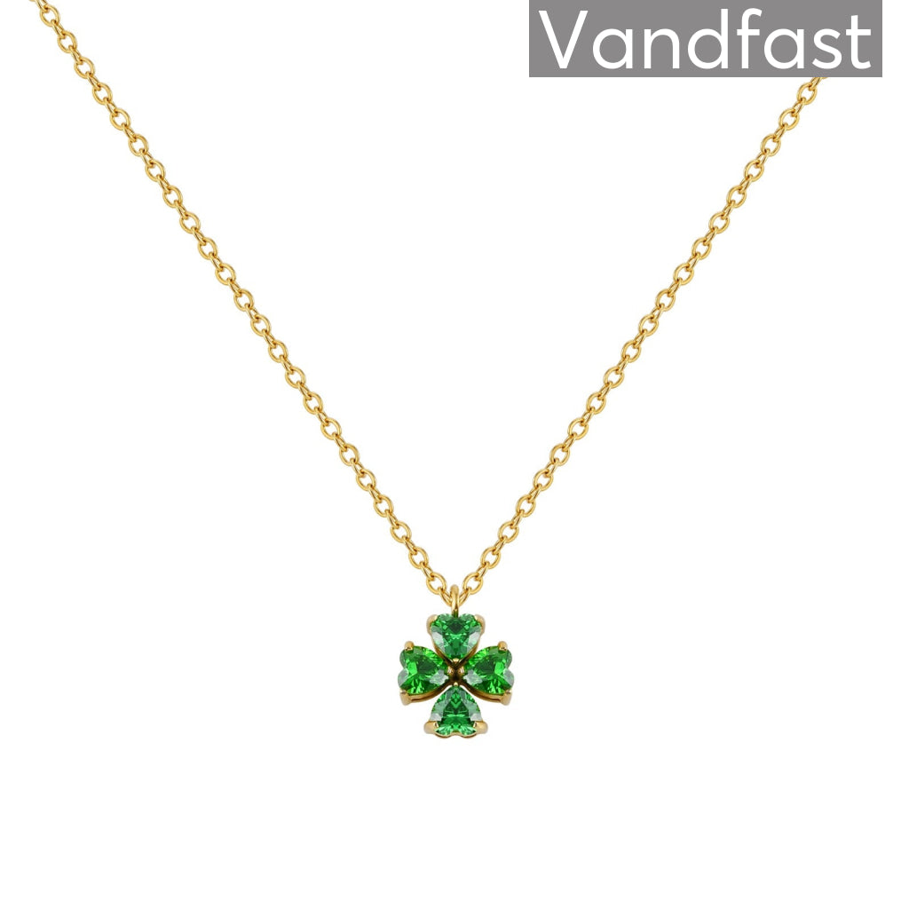 ANNEBRAUNER Firkløver Halskæde 18K Guldbelagt