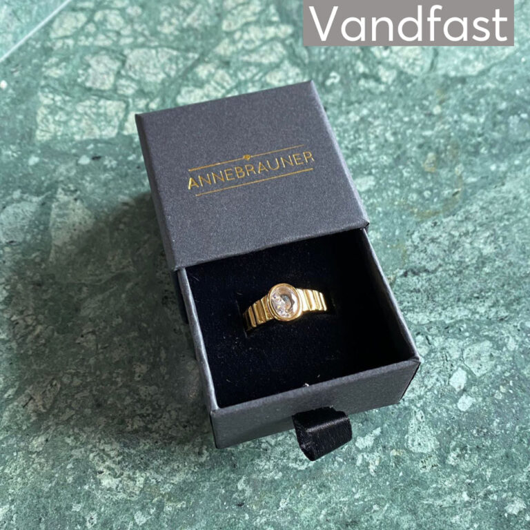 ANNEBRAUNER Imperial Clear Ring 18K Guldbelagt - 48