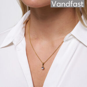 ANNEBRAUNER Moon Stone Halskæde 18K Guldbelagt