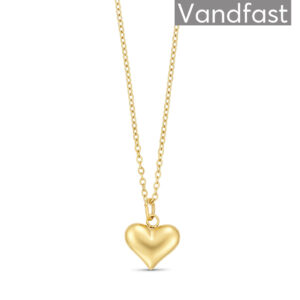 ANNEBRAUNER Palermo Heart Halskæde 18K Guldbelagt