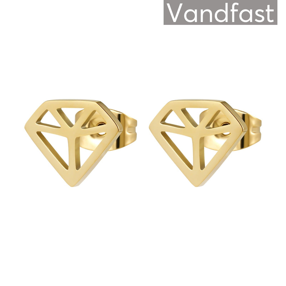 ANNEBRAUNER Signature Studs Øreringe 18K Guldbelagt