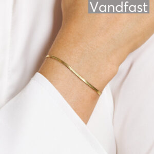 ANNEBRAUNER Snake Armbånd 18K Guldbelagt - 3 mm