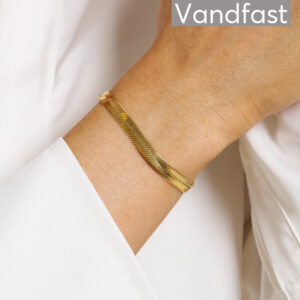 ANNEBRAUNER Snake Armbånd 18K Guldbelagt - 6 mm