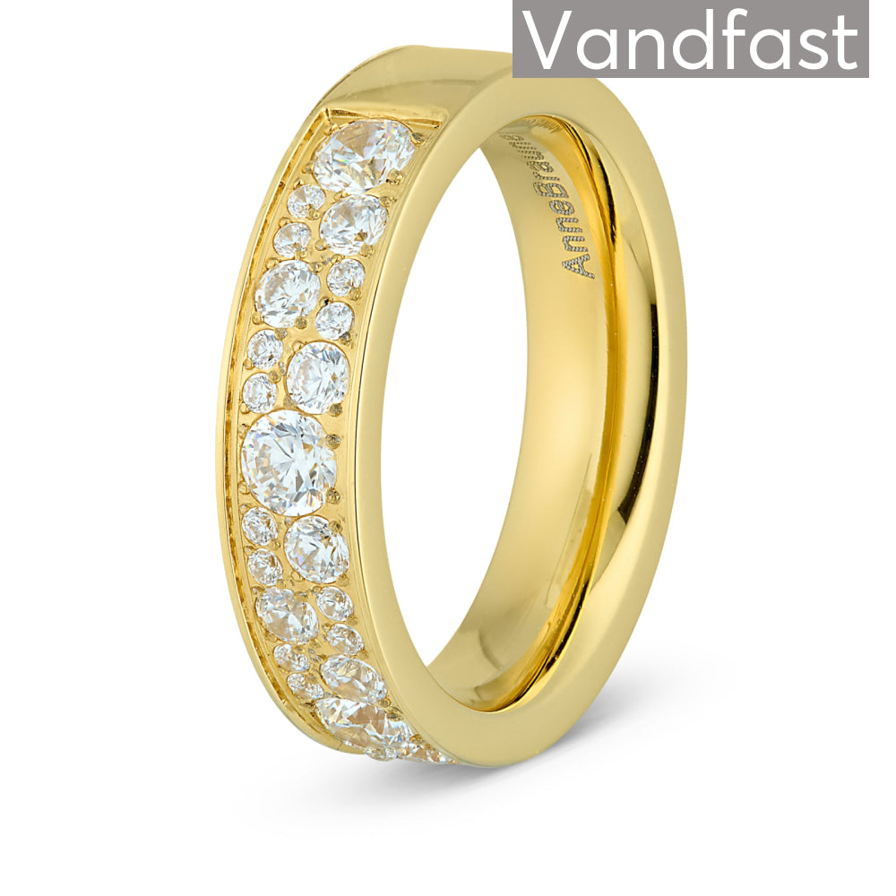 ANNEBRAUNER Sparkling Ring 18K Guldbelagt - 48