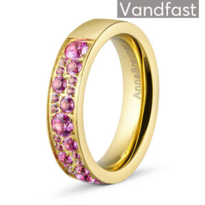 ANNEBRAUNER Sparkling Rose Ring 18K Guldbelagt - 48