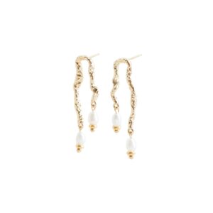 Adria hængeøreringe - forgyldt