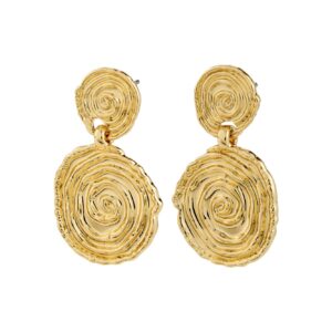 Air øreringe - forgyldt