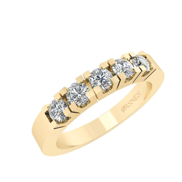 Alliance 14 Karat Guld Ring fra Smykkekæden med Diamanter 0,50 Carat TW/SI