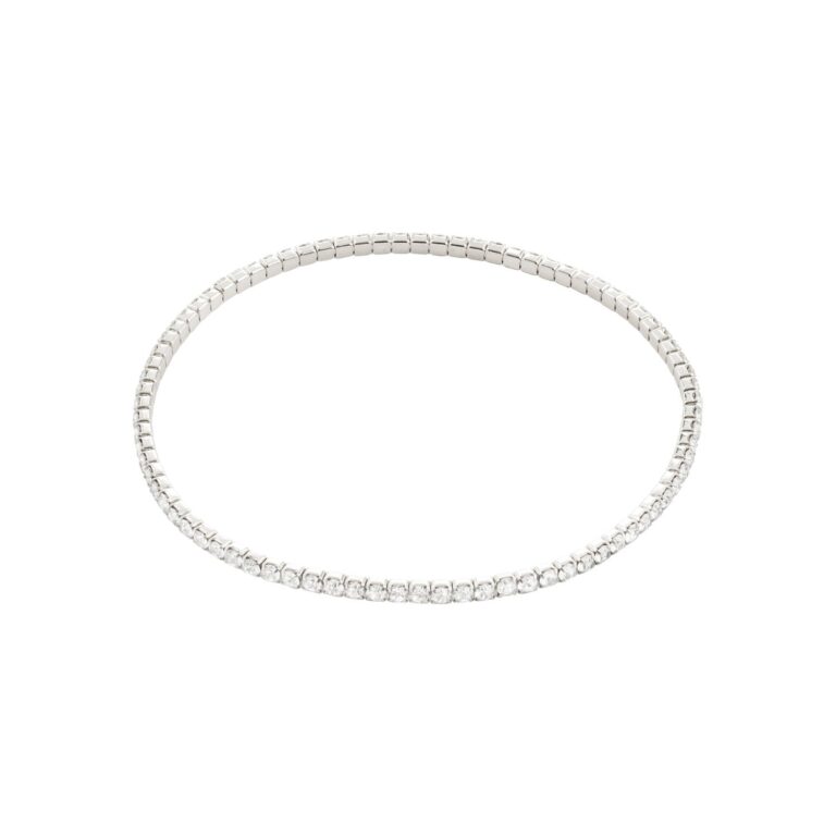 Arash krystal armbånd - sølvbelagt