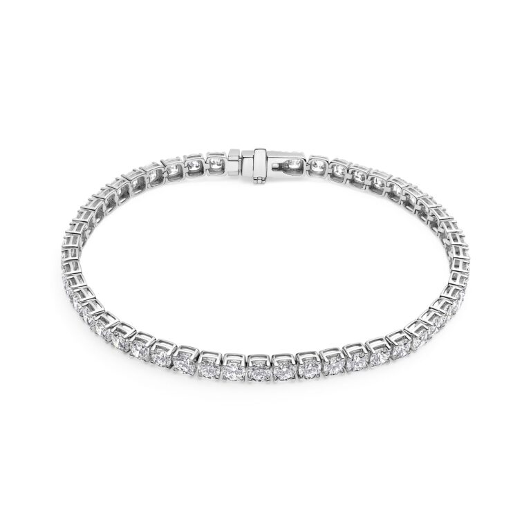 Armbånd Diamante Tennis - 14 kt. guld el. hvidguld 5.64-6.72 ct TW G-H VS lab-grown diamanter