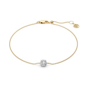 Armbånd Rome - 14 kt. guld el. hvidguld 0.09 ct TW G-H VS lab-grown diamanter