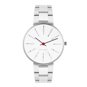 Arne Jacobsen Bankers Watch Ø34 armbåndsur med lænke