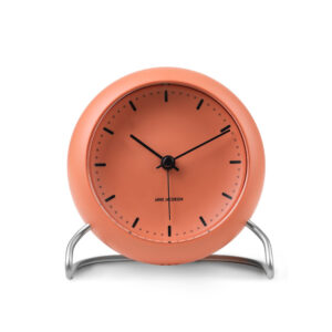 Arne Jacobsen City Hall Pale Orange bordur med alarm ø 11 cm