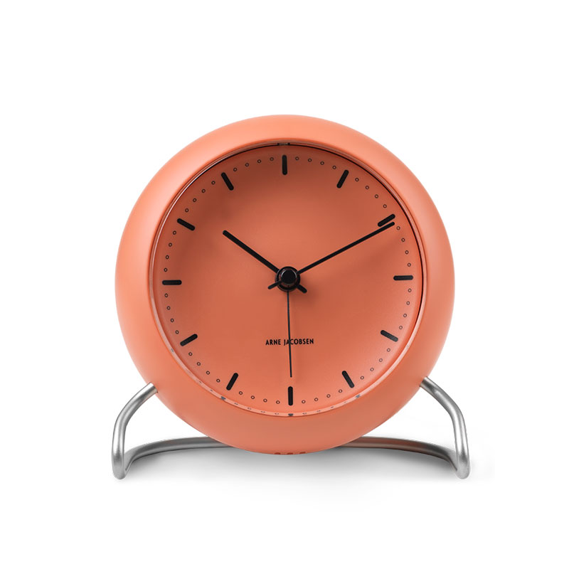 Arne Jacobsen City Hall Pale Orange bordur med alarm ø 11 cm