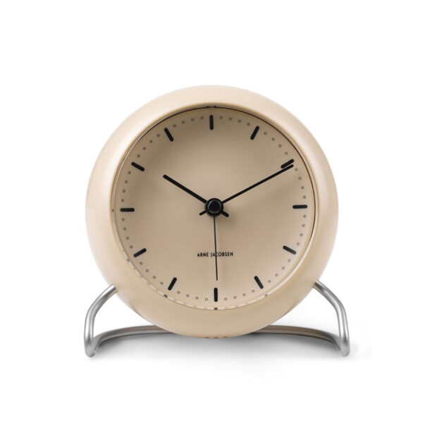 Arne Jacobsen City Hall Sandy Beige bordur med alarm ø 11 cm