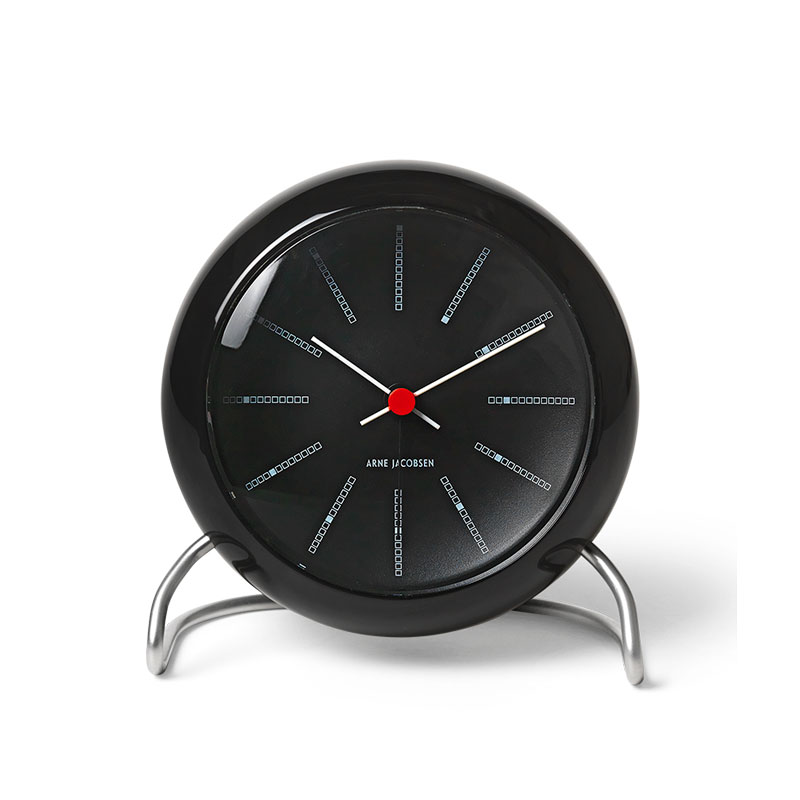 Arne Jacobsen sort Bankers bordur med alarm