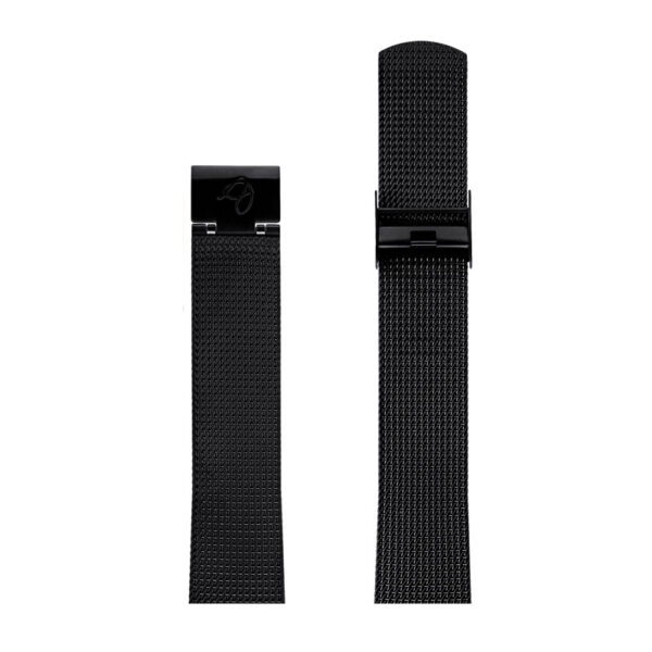 Arne Jacobsen sort mesh lænke, passer til Ø 40 mm