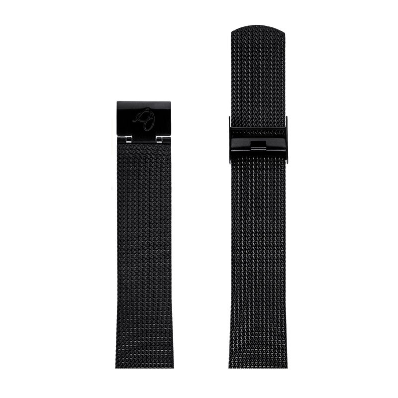 Arne Jacobsen sort mesh lænke, passer til Ø 40 mm