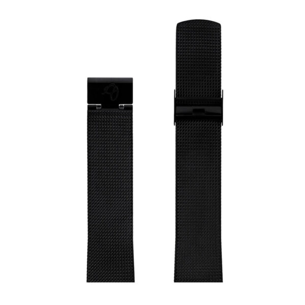 Arne Jacobsen sort mesh lænke, passer til Ø 46 mm