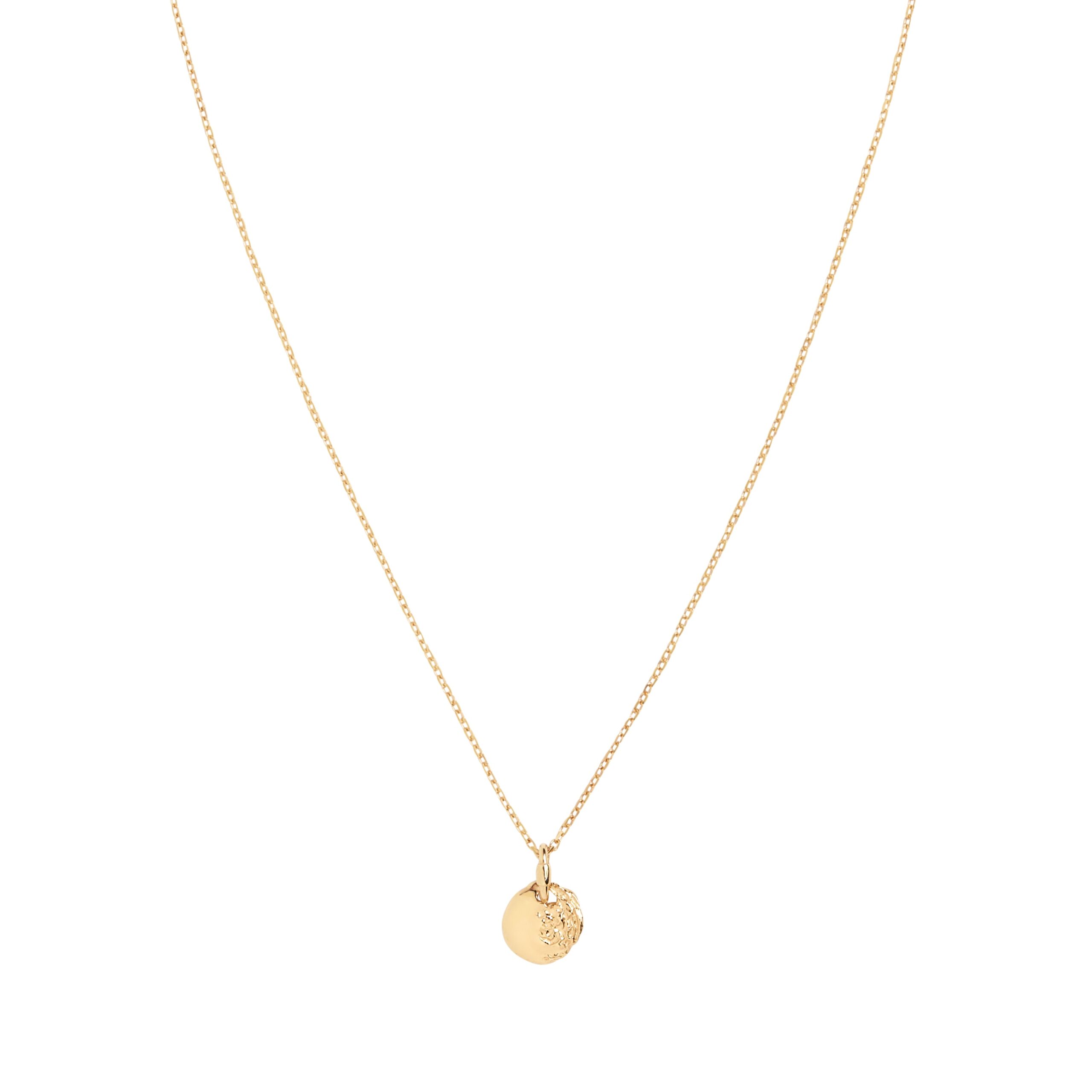 Aspen halskæde, forgyldt - 50 cm.