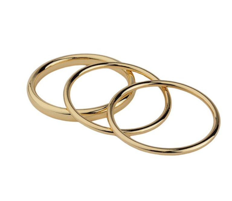 Bangle sæt - guldfarvet