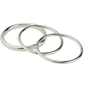 Bangle sæt - sølvfarvet