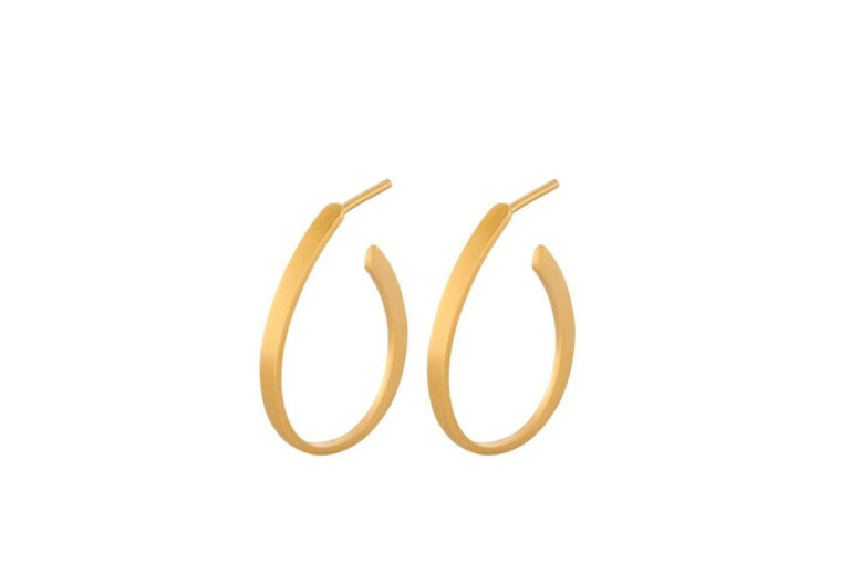 Berlin creoler øreringe - Forgyldt