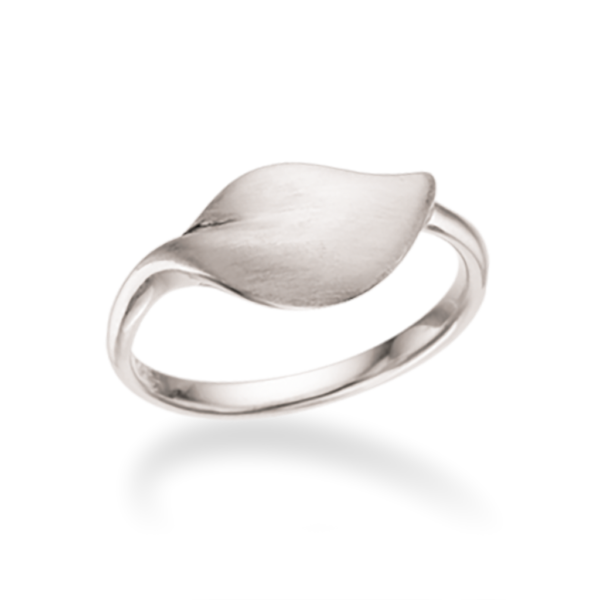 Blad Sterling Sølv Ring fra Scrouples 726712