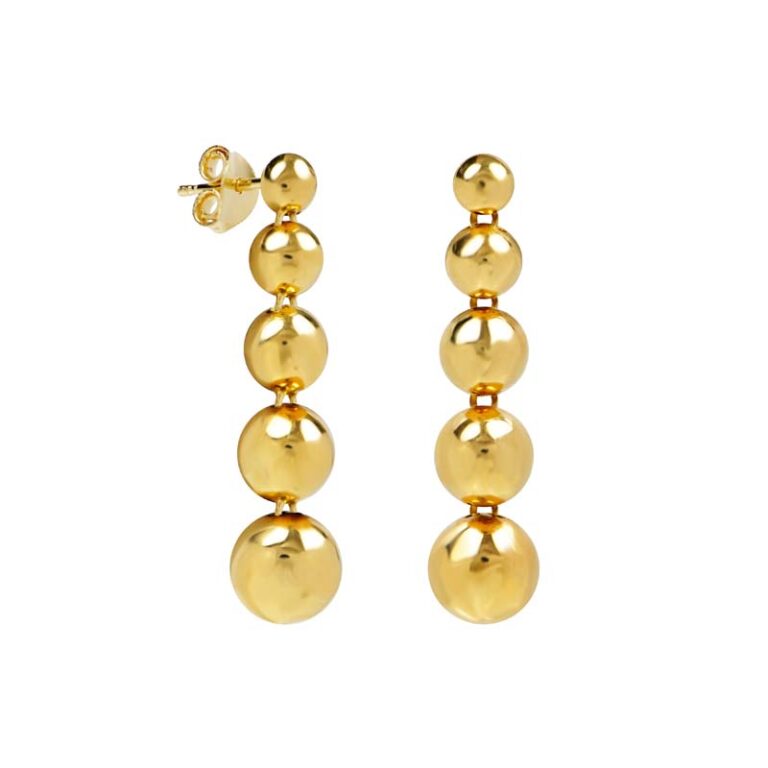 Blossom Copenhagen Classic kugle øreringe i forgyldt