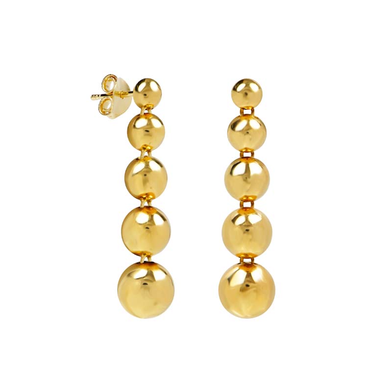 Blossom Copenhagen Classic kugle øreringe i forgyldt