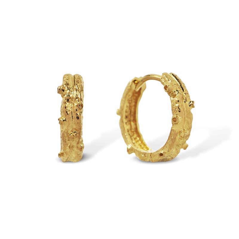 Blossom Copenhagen Sey Reef øreringe i forgyldt