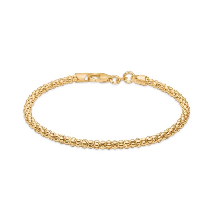 Blossom Copenhagen armbånd i forgyldt - 18 cm