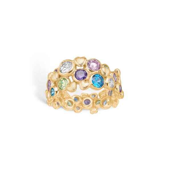 Blossom Copenhagen ring forgyldt mix cz Radiance