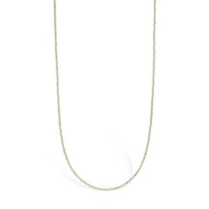 Blossom Copenhagen sten halskæde forgyldt kæde m. peridot 42+3cm