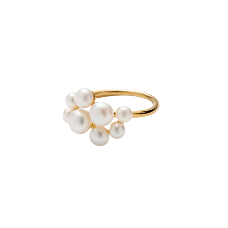 Blossom ring - forgyldt