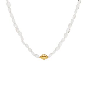 Bonadea halskæde - forgyldt