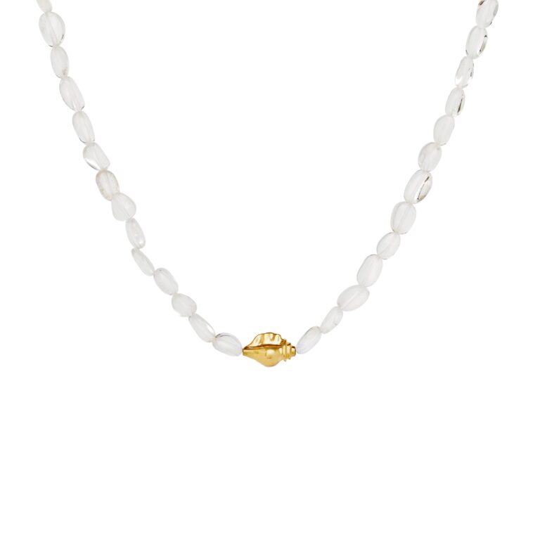 Bonadea halskæde - forgyldt