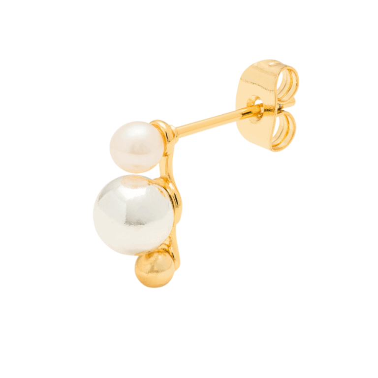 Bouquet Drip ørestik - forgyldt