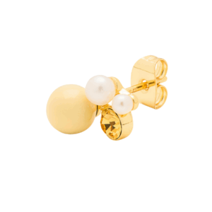 Bouquet Lemon ørestik - forgyldt/lysegul