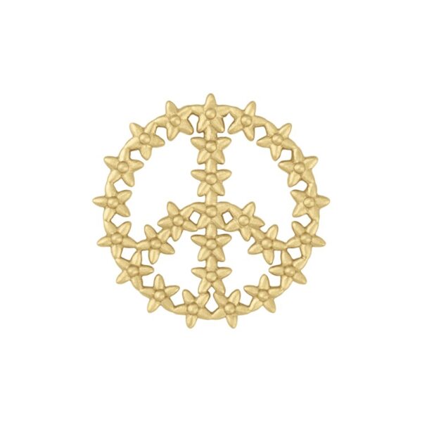 ByBiehl Imagine peace forgyldt vedhæng