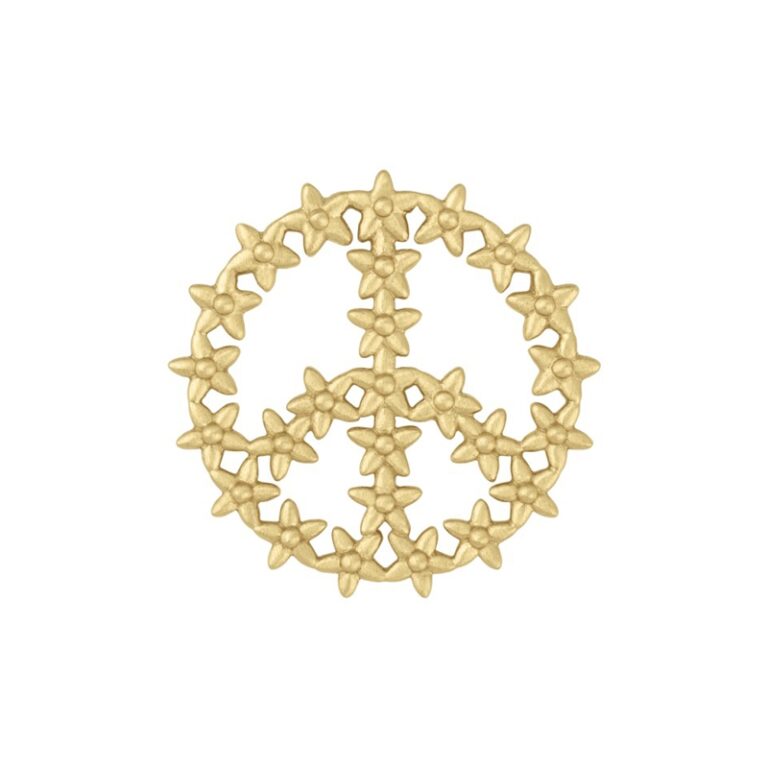 ByBiehl Imagine peace forgyldt vedhæng