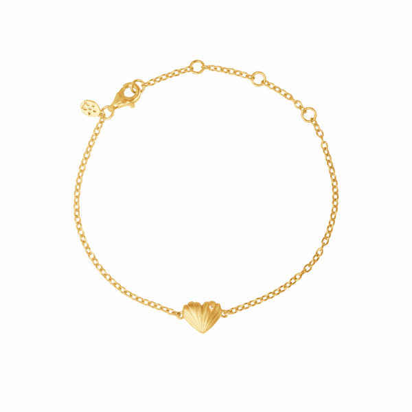 ByBiehl Just Love armbånd i forgyldt med cubic zirkonia