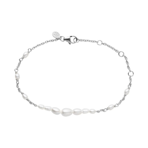 Bybiehl Aura sølv armbånd med perler