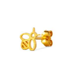 Bzzzz ørestik, 1 stk - forgyldt