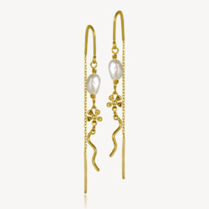 Celeste - Øreringe Forgyldt