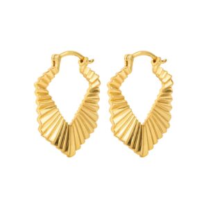 Celestial Horizon Gilded øreringe - forgyldt